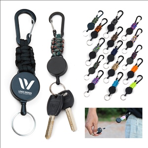 Retractable Paracord Keychain